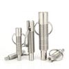 1pc Stainless/Carbon Steel Locating Pins M6~M16 Index Bolt Hand Retractable Spring Pins Indexing Plunger With Ring
