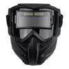 Auto Light-Adjusting Full-Face Welding Mask with Anti-Glare, Anti-Burn, Breathable Design, Heat Insulation, and Eye Protection.