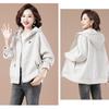 Women Oversized Hooded Sweatshirt Casual Loose Fit Fashion Zip Up Jacket