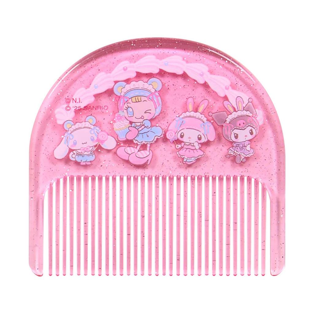 Sanrio Mezzo Piano Mirror and Comb Set with Sanrio 329029 Case, Characters,