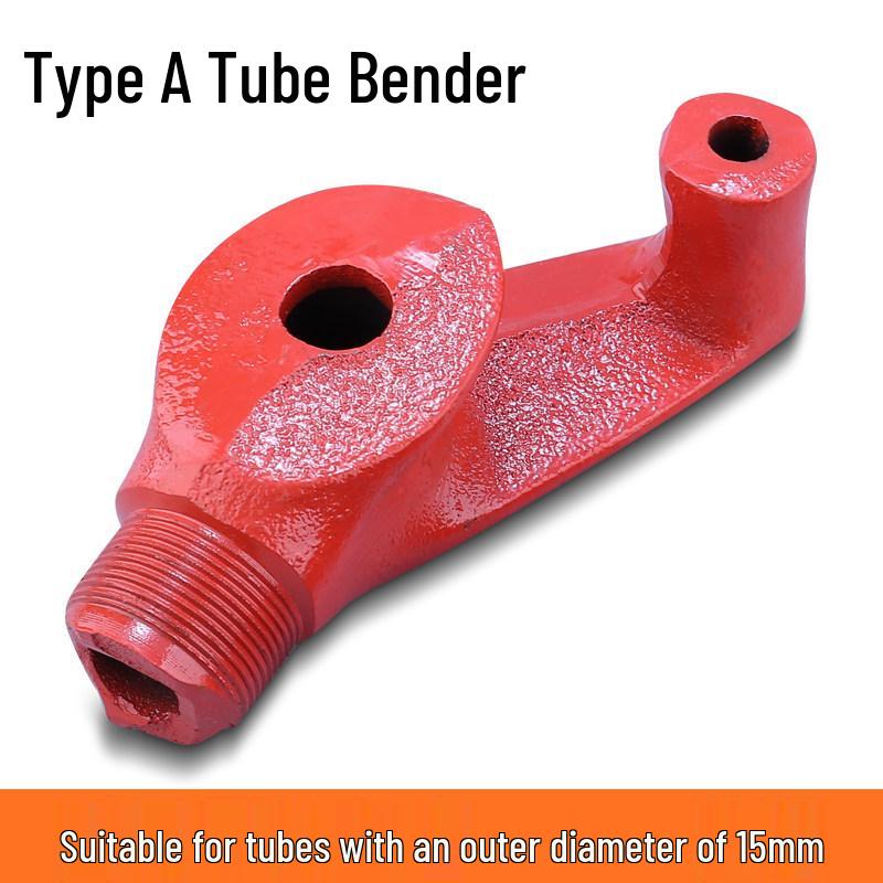 Manual Pipe Bender for Galvanized, Copper, Steel, Iron, and Electrical Conduit Pipes, Stainless Steel Construction, Thickened Type.