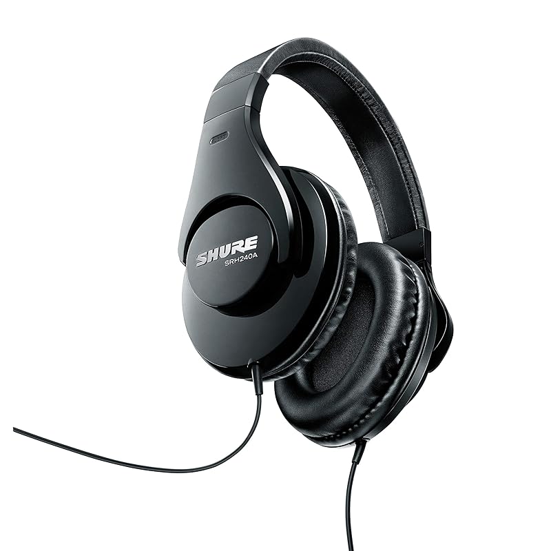 

SHURE Sure professional quality headphones / SRH240A-BK-A black : Closed type home recording DJ [/Manufacturer s warranty 2 years] Medium