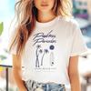 Basic Summer Women's Travel Vacation Leisure Street Cute Versatile Cartoon Fashion Round Neck T-Shirt Short Sleeve New Top
