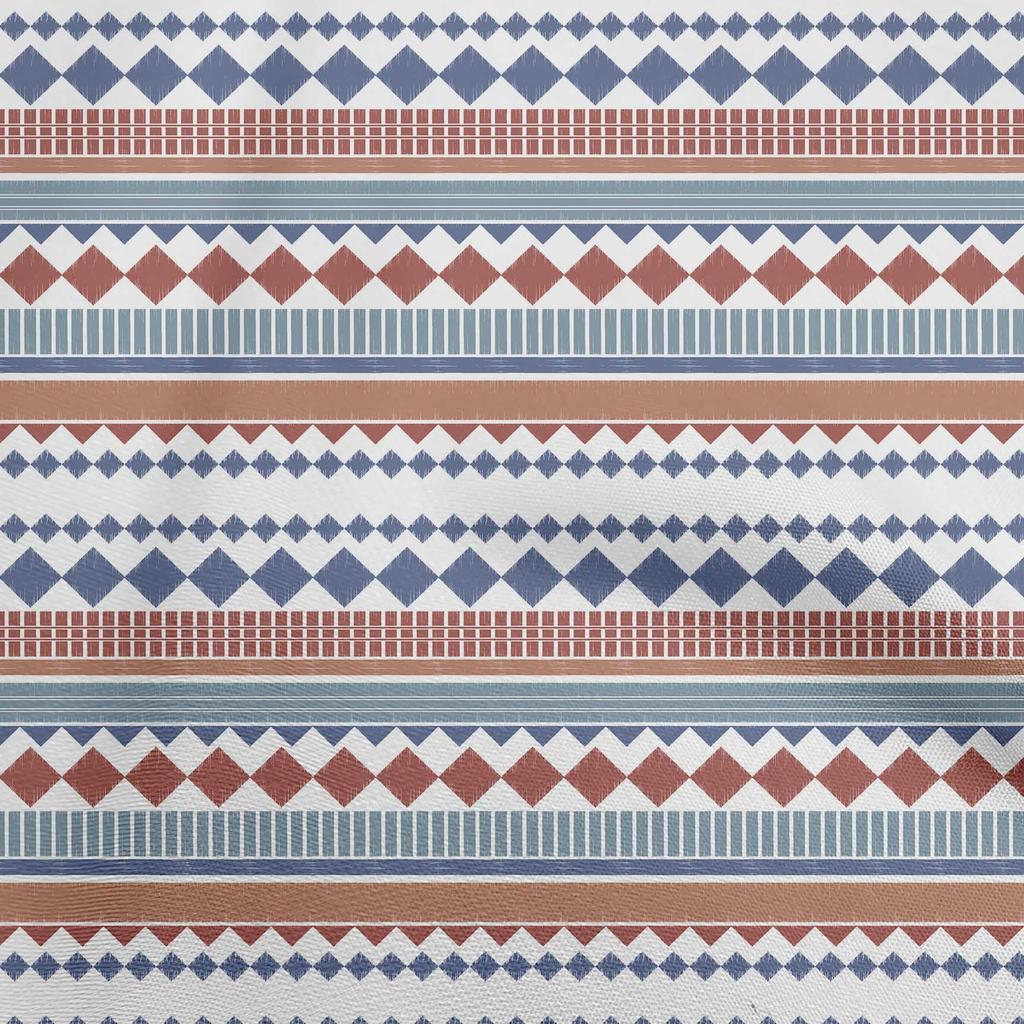 oneOone Bavlněná flex látka tmavě broskvová geometrická šicí látka na metráž s potiskem, šicí potřeby na oblečení, 40 palců