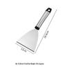 Versatile Stainless Steel Angled Spatula for Pancakes, Eggs, Flatbreads & Grilling
