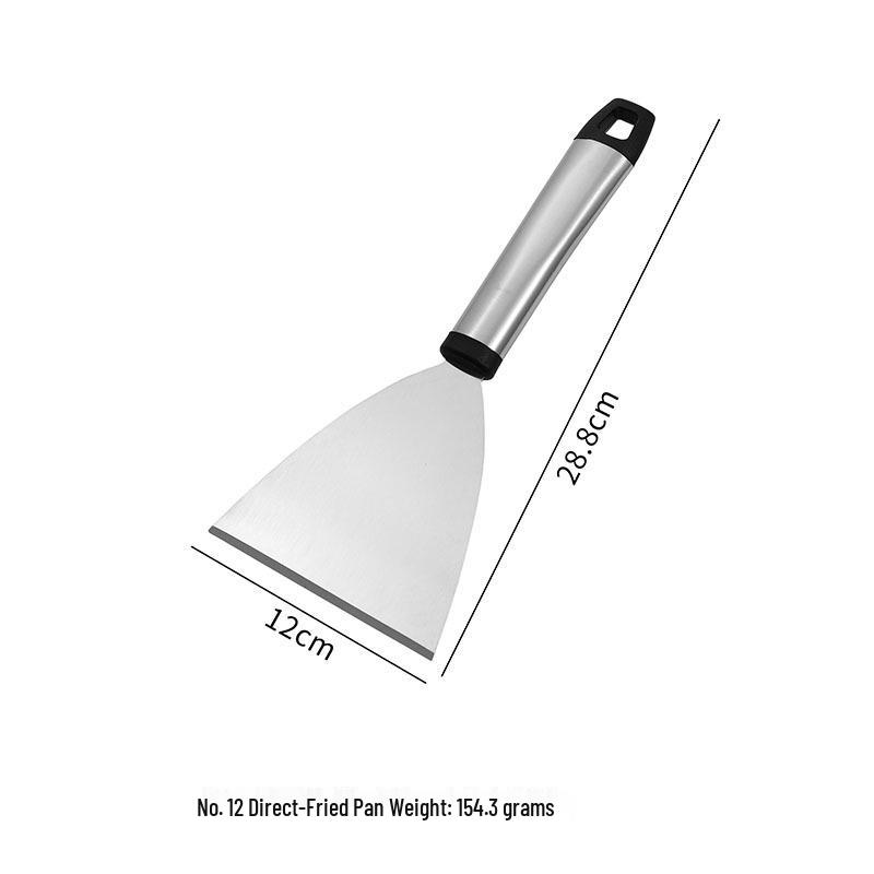 Versatile Stainless Steel Angled Spatula for Pancakes, Eggs, Flatbreads & Grilling