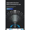 NEW 4 In 1 Retractable Car Charger 120W Super Fast Charge Car Phone Charger 2 Retractable Cables & 2 Ports Car Charger