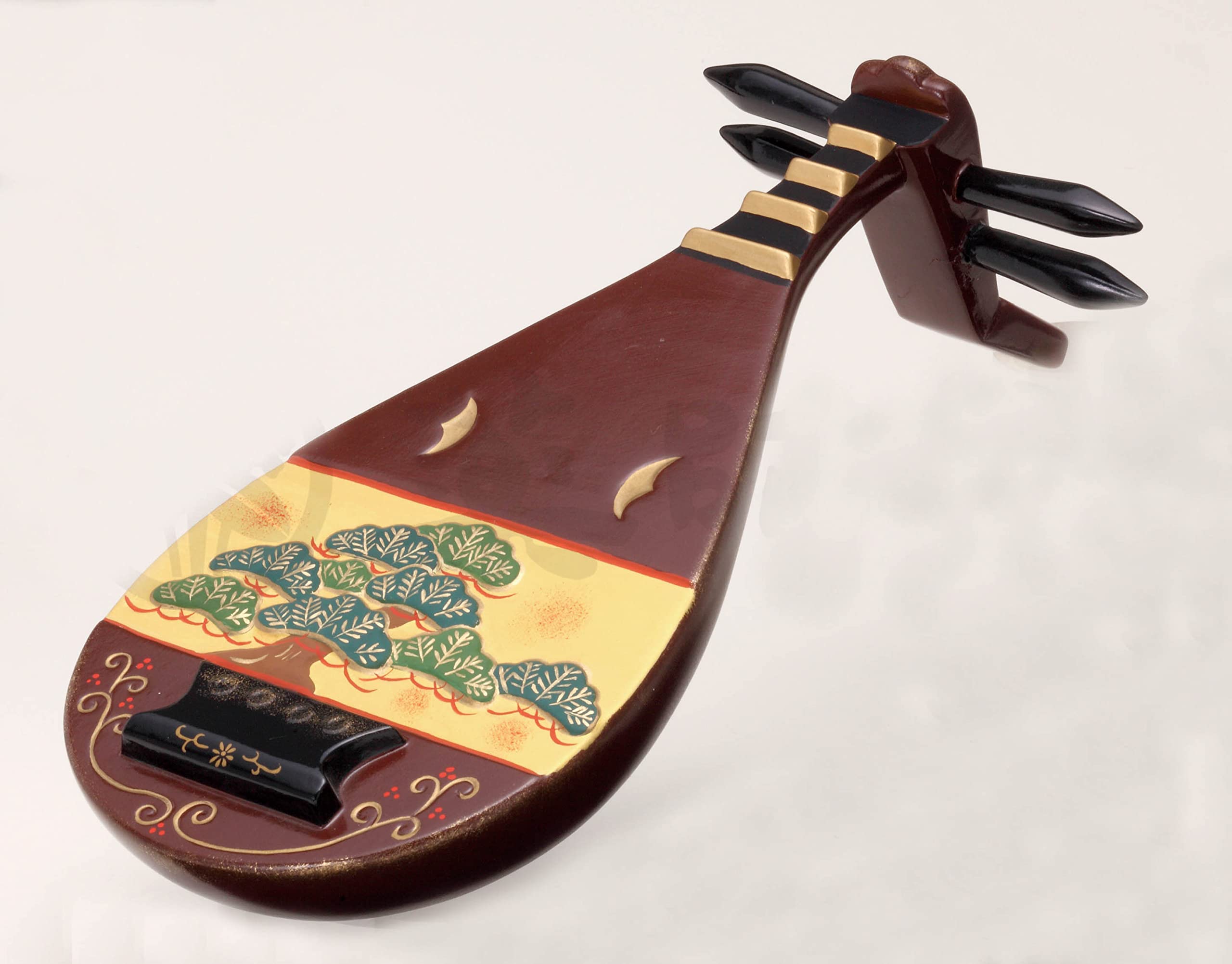 

Yakushi Kiln Suhara Nishikisai Biwa