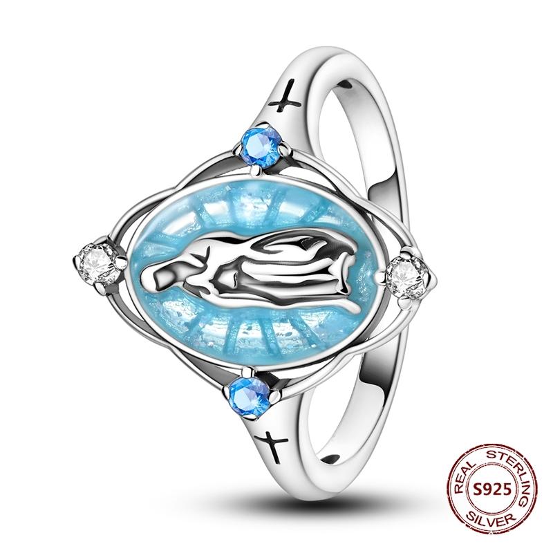 Blue Eyes Adjustable Ring Copper Authentic Elephant Turtle Lotus Infinity Love Open Rings Ideal For Women Wedding Jewellery