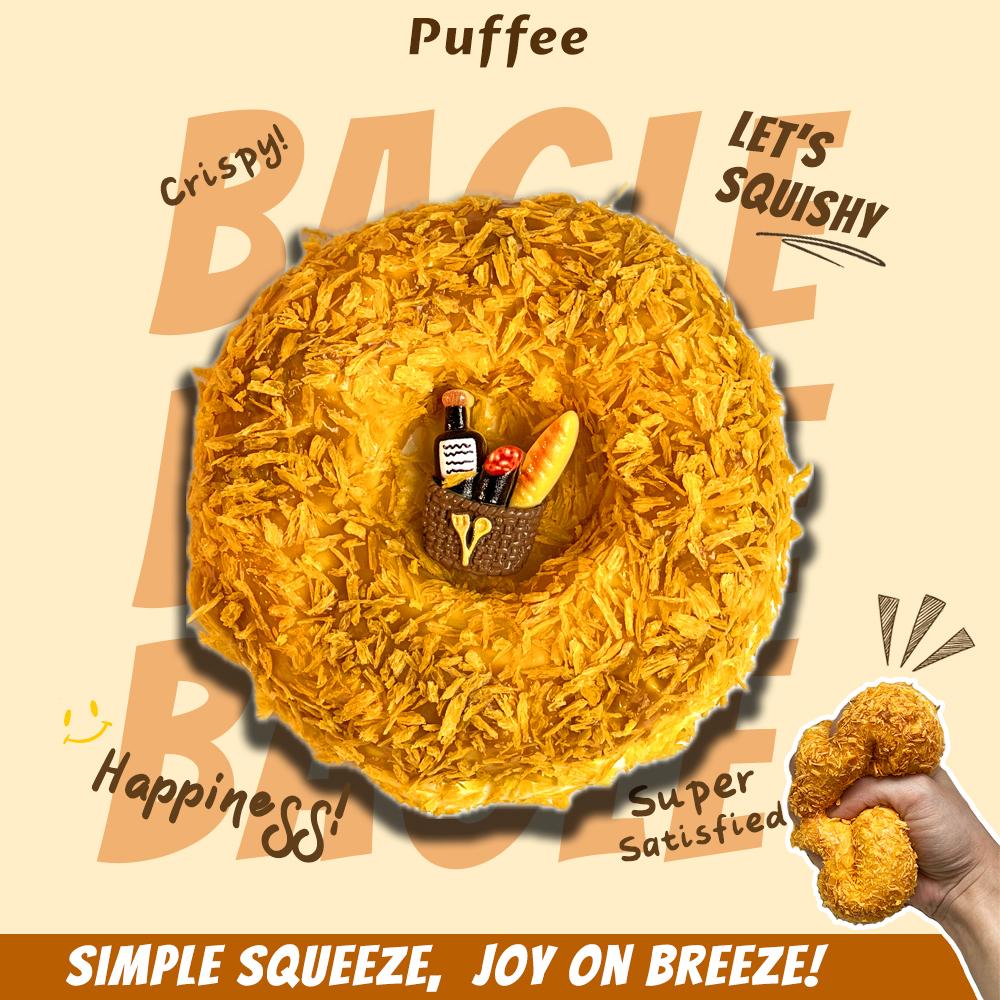 

Бейгл Пищевой силикон Сквіші, Кремово-м яка Липка іграшка, Таба Сквіші, Щаслива гра Щипання хліба, Полуниця, Хрусткий, Хрусткий