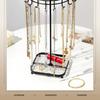 Rotating Jewelry Display Stand Detachable Acrylic Metal Organizers for Necklaces Bracelets Earrings 360 Degree Showcase