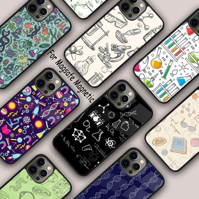 Fashion Biology Chemistry Magnetic Phone Case For APPLE iPhone 17 Air 16 14 13 12 Pro Max 15 Plus Wireless Charge MagSafe Cover
