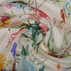 White 100% Mulberry Silk Scarf Shawl Women New Floral Design Summer Long Beach Shawl Luxury Ladies Neck Scarves Hijabs