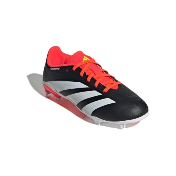 adidas Predator 24 League FG Core Black Cloud White Solar Red GS Kids' IG7748