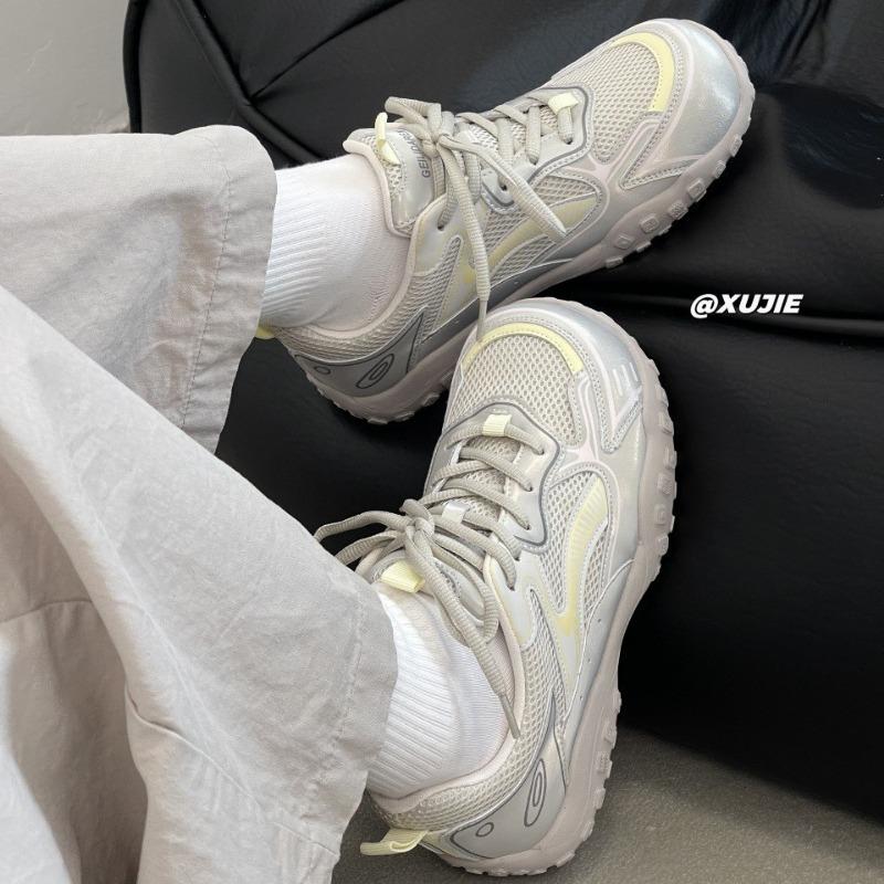 Han Suxi silver breathable dad shoes summer new platform leisure sports