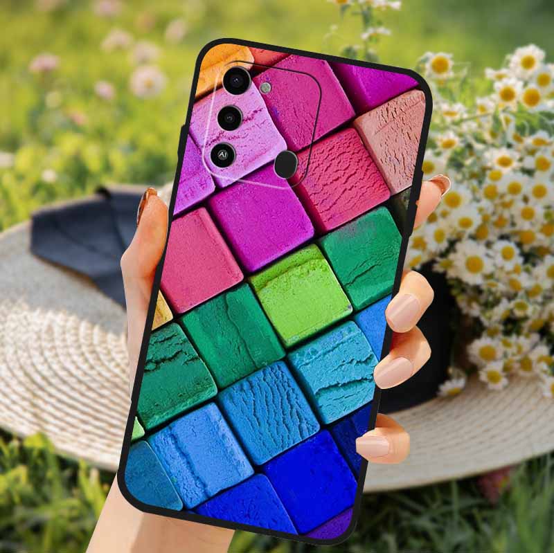 For Tecno Spark GO 2022 Case 2024 Cat Cartoon Soft TPU Silicone Phone Case For Tecno Spark 8C Cover Protective Spark8C KG5k KG5j