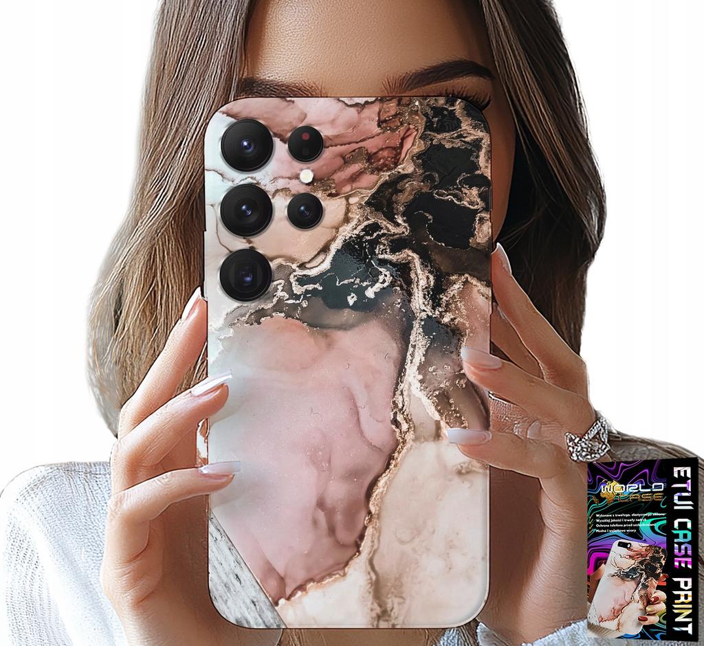 Etui Do Samsung Galaxy S25 Ultra - Elegancki Marmurek Modne Wzory + Szkło