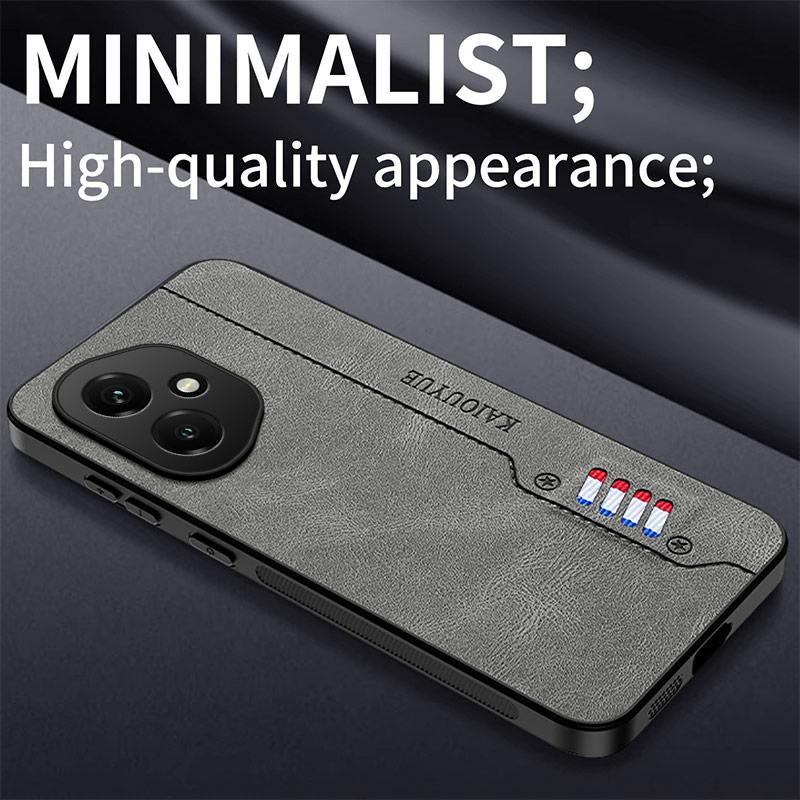 For Honor 400 5G Back Cover Skin Feel Shockproof Magnetic Phone PU Leather Case Soft Fundas For Honor 400