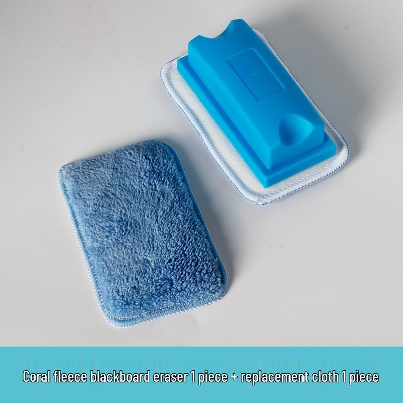 Water-Soluble Dustless Chalk & Board Eraser – Black for Whiteboards, Blackboards, and Drawing Boards.