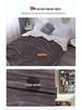 Winter Doppelschicht Korallenfleece & Lammwolle Einfarbig Decke