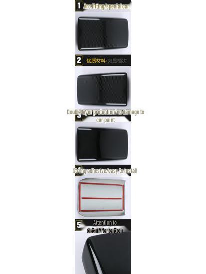 Model 3 Armrest Box & Door Panel Decoration Stickers