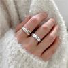 Double Layer Knot Hollow Adjustable Women's Ring - Popular INS Style Index Finger Accessory