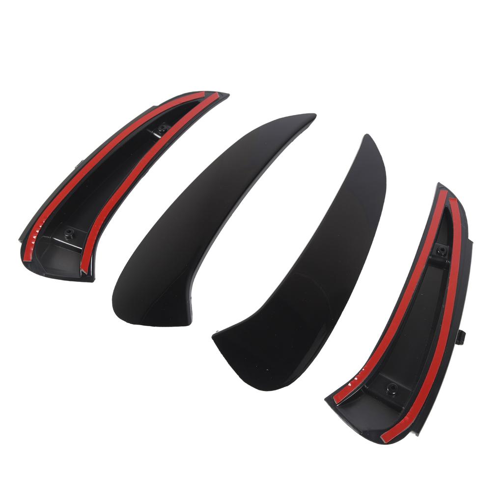Pair of Rear Bumper Side Vent Spoiler Trim Left Right Replacement for Benz W206 S206 C43 C63 AMG