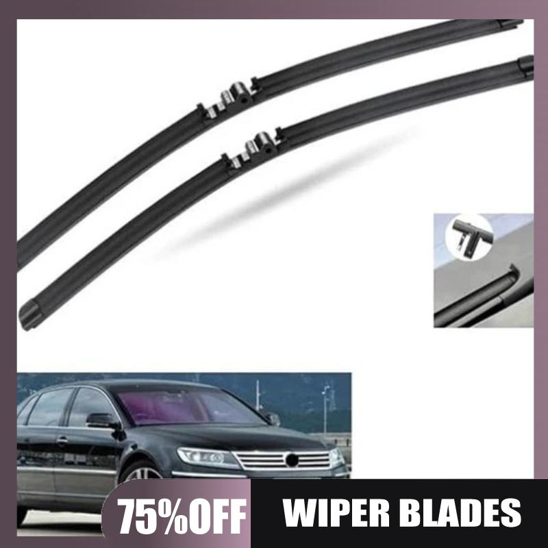 Suitable for Volkswagen Phaeton 07-15 24-inch + 22-inch wiper blades чёрный