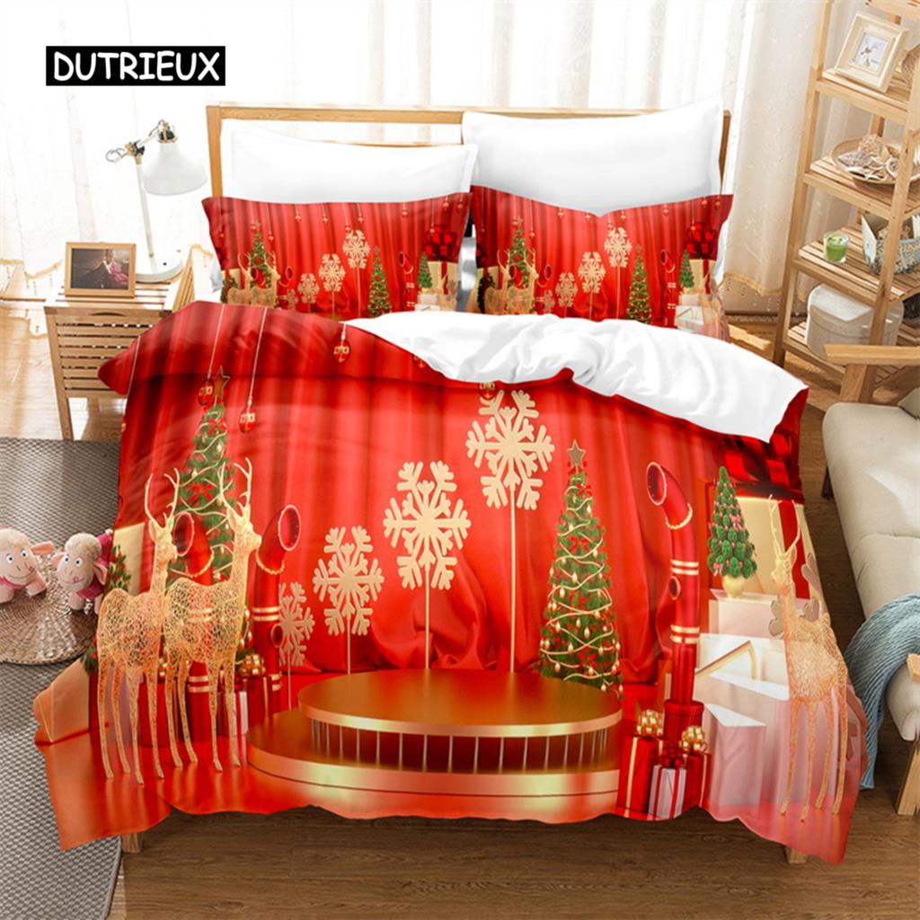 Christmas Gifts Bedding Set Duvet Cover Set 3d Bedding Digital Printing Bed Linen Queen Size Bedding Set Fashion Design
