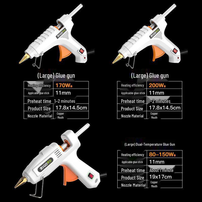Compact Hot Melt Glue Gun for Students & Household Projects