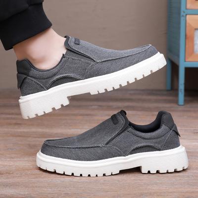 Herren Canvas Vulkanisierte Schuhe Atmungsaktive Slipper Neue Bequeme Herrenschuhe Outdoor Laufschuhe Leichte Herren Sneaker
