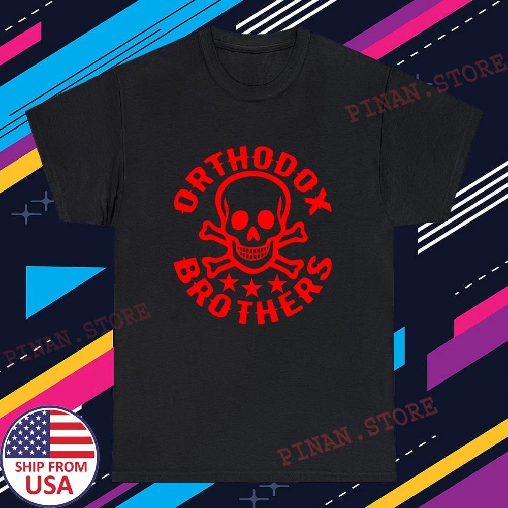 Russian Othodox Brothers Church Christian Men s Black Size S-5XL 2XL