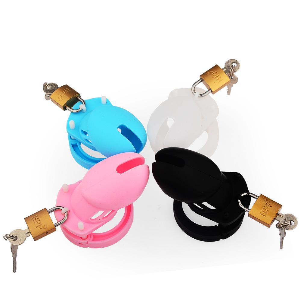 Male Chastity Cage with Lock - SM Metal Adult Toy