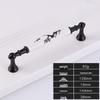Fuji Black European Style Cabinet & Wardrobe Handle