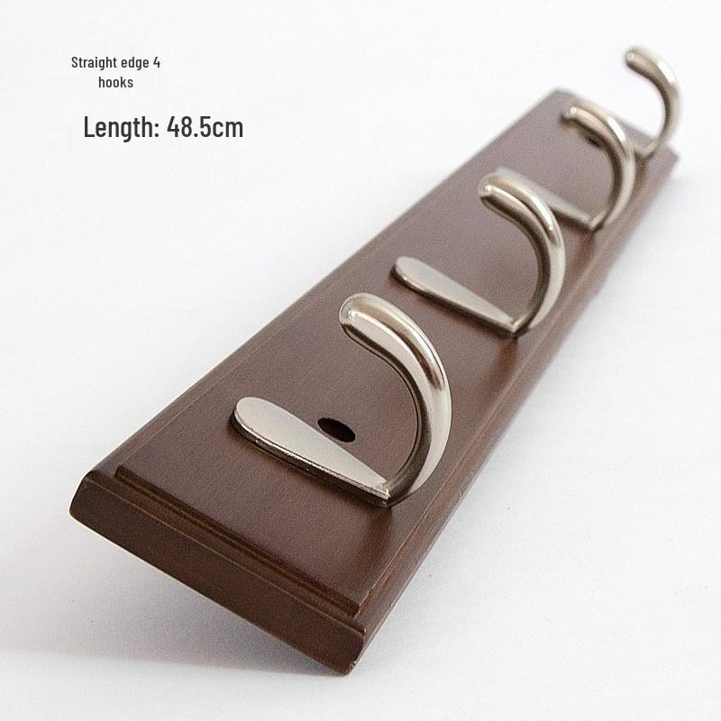 

Bamboo Wall-Mounted Coat and Hat Hooks for Hallway, Bedroom, and Living Room