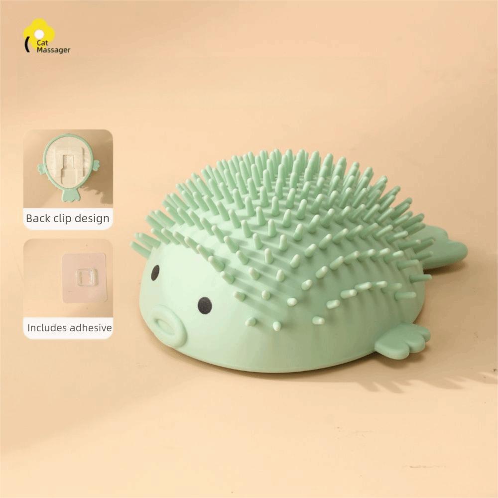 Wall-Mounted Corner Cat Scratcher Globefish Shape Cat Groomer Scratching Pad Kitten