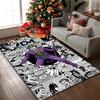 JOKER Print Area Rug, Multi-functional Office Chair Sofa Carpet, Easy Clean Carpet for Home and Living Spaces