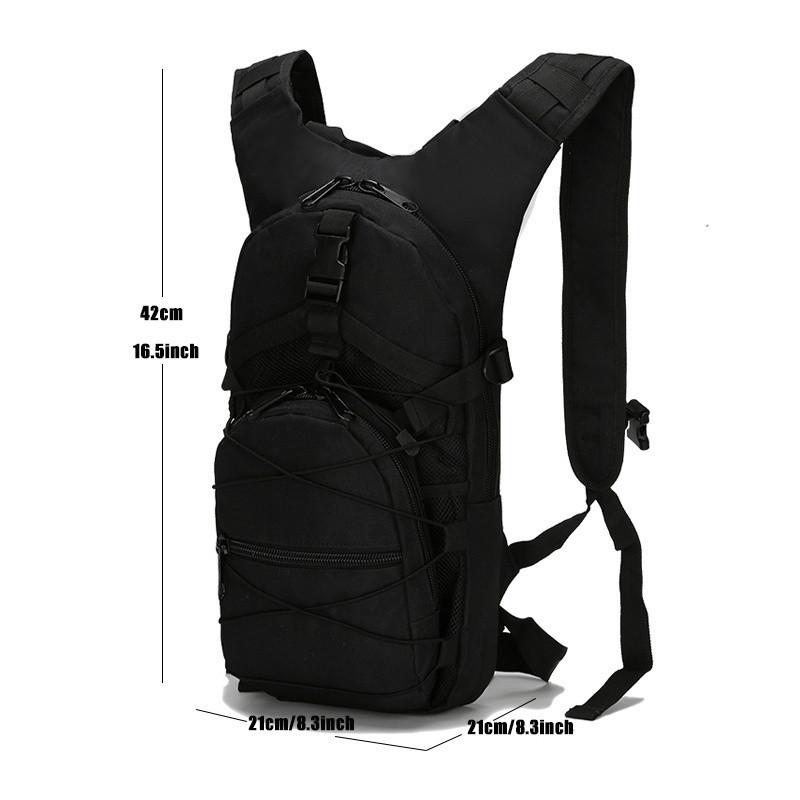18L Taktisk ryggsäck för män 800D Vattentät Oxford Utomhussport Cykelryggsäck Resor Bergsbestigning Campingryggsäck