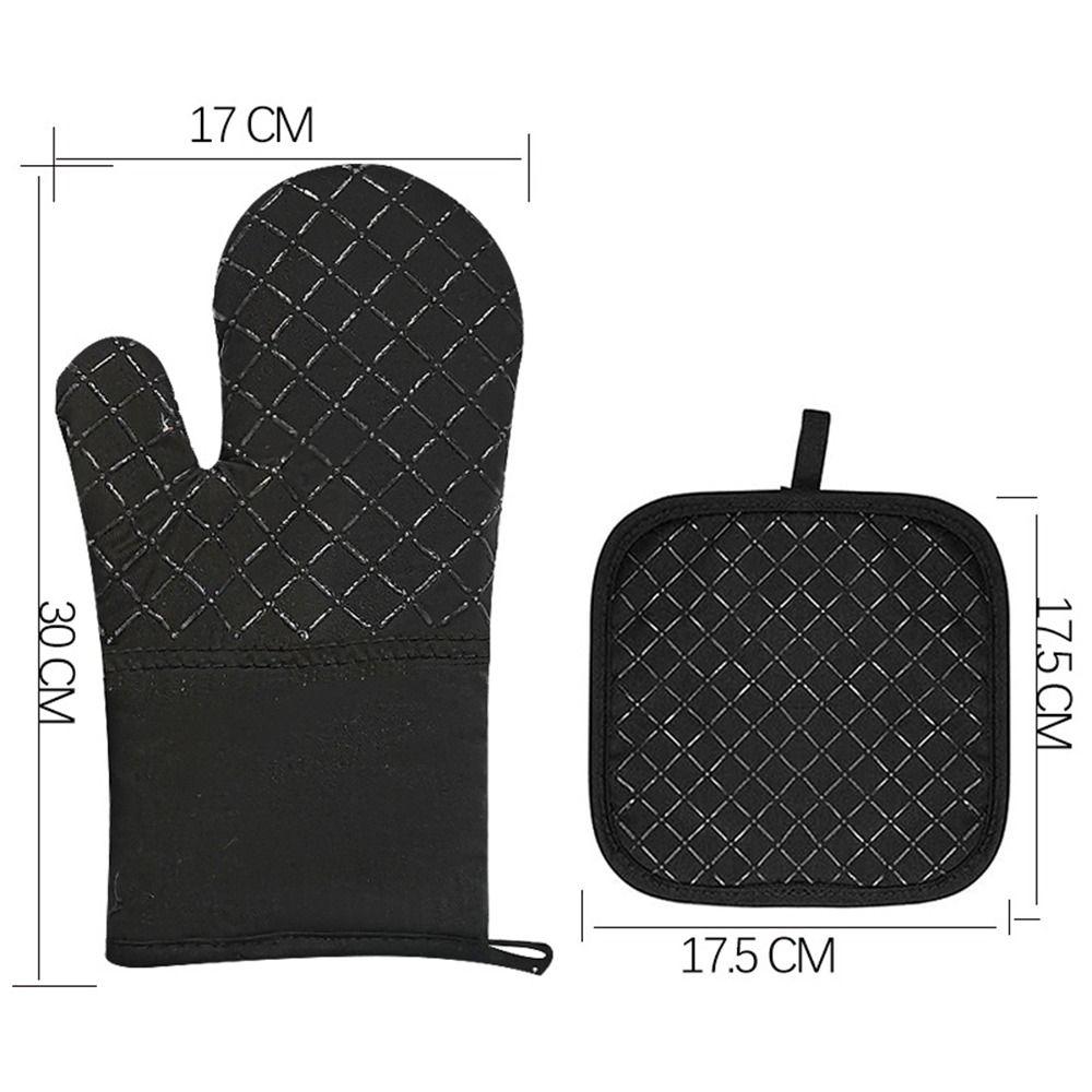 Anti-Scalding Baking Gloves Non-Slip Insulation Gloves Cake Oven Mitts