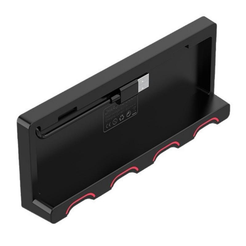 

4 in 1 Charging Dock Efficient Charging Station for Switches Controllers Power Charging Slip Resisatant 1