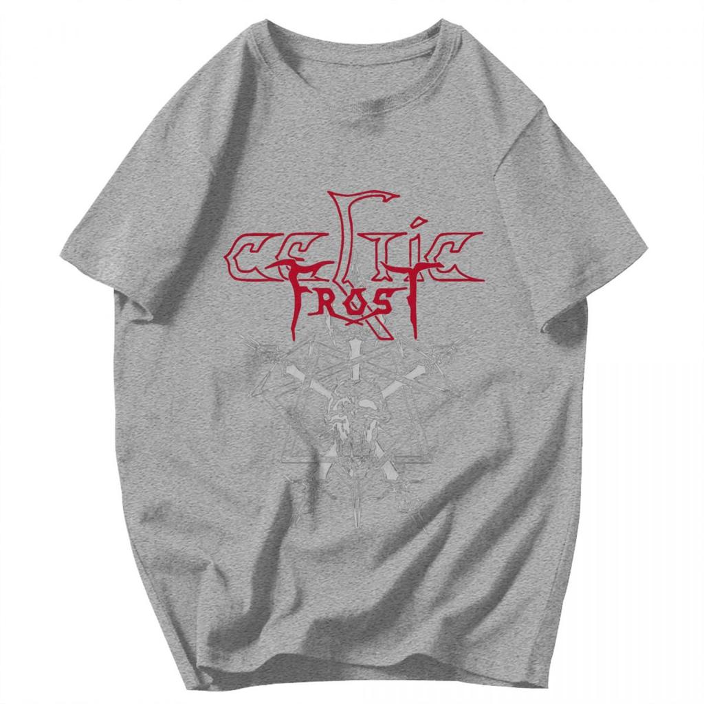 Men T Shirt Celtic Frost 2025 Cotton Y2K Graphic Crewneck Unisex Tops T Shirts