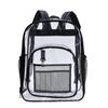 Transparent Waterproof Double Shoulder PVC Backpack - Large Capacity Student and Travel Bag for Kids