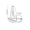 10/20/30Pcs Transparent Acrylic Coin Display Stand Trading Card Stand Commemorative Coin Mini Stand Badge Stand Ornament
