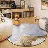 Round Carpet Simple Geometry Living Room Coffee Table Carpet Bedroom Bedside Computer Rocking Chair Mat