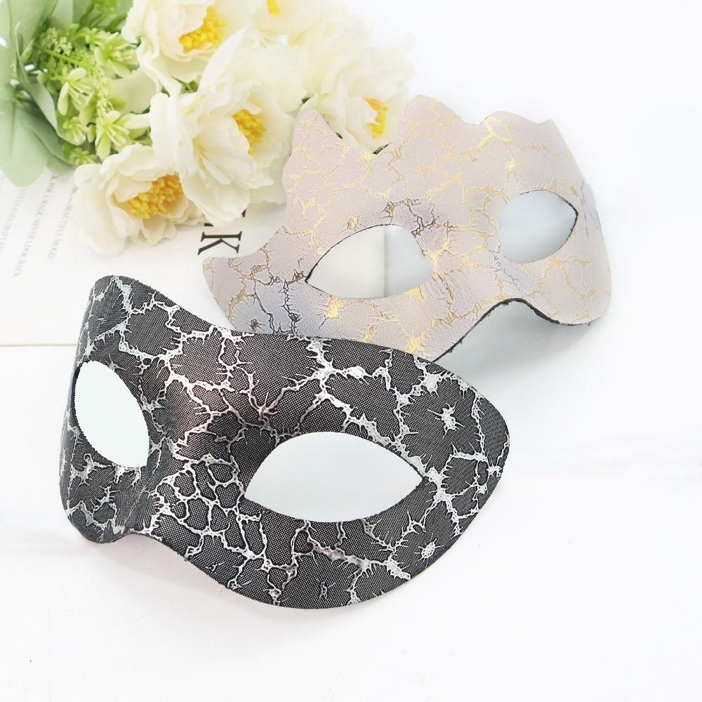 Reusable Halloween Masks Durable Half Face Mask Retro Jazz Mask Men