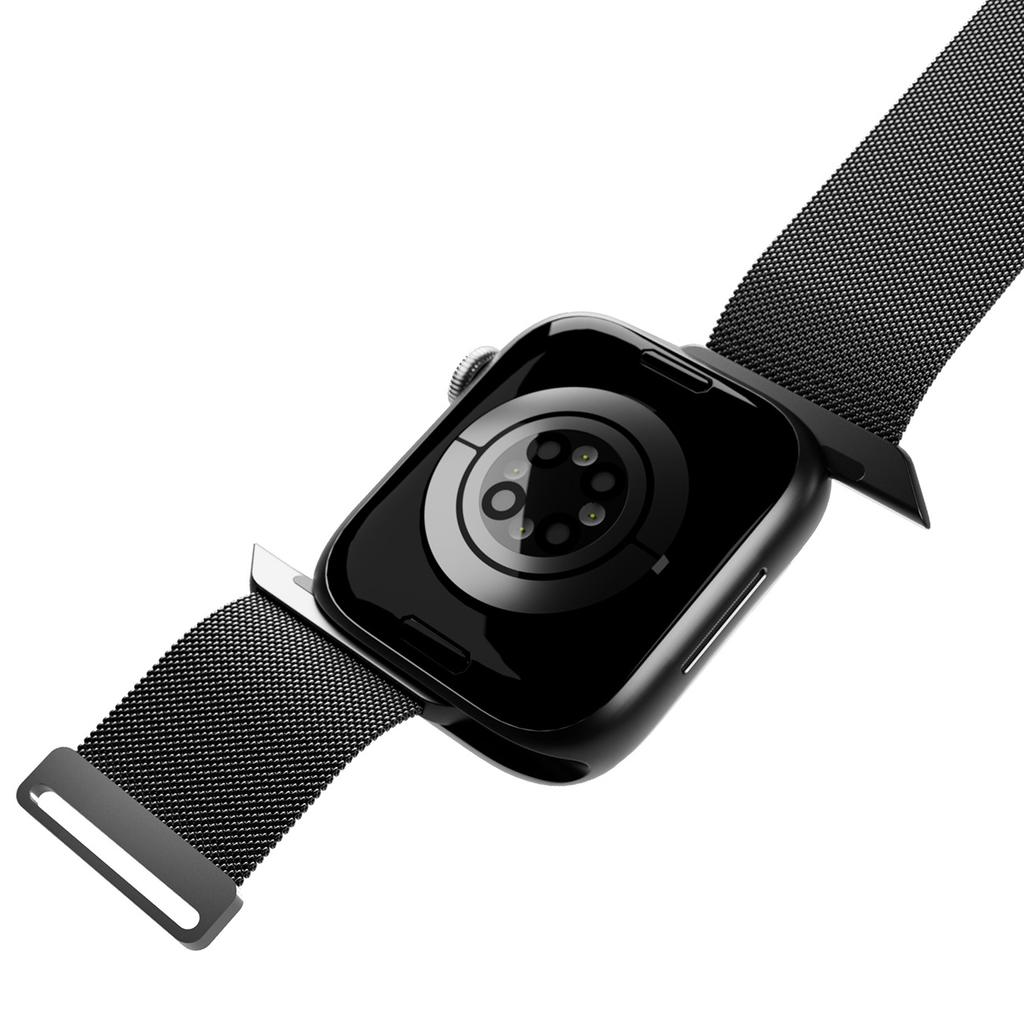 Apple Watch Strap 42 44 45 49mm Milanese - Black