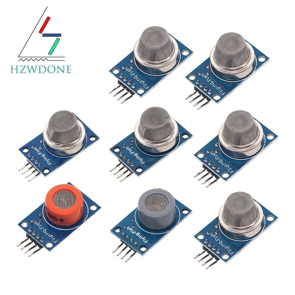 MQ-2 MQ-3 MQ-4 MQ-5 MQ-6 MQ-7 MQ-8 MQ-9 MQ-135 Detektion Rauch Methan Flüssiggas Sensor Modul Für Arduino Starter