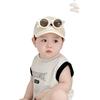 Removable Glasses Baby Hat Baby Boy Mesh Baseball Hat Korean Style Fashionable Toddler Spring Baby Girl Baseball Cap