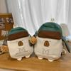 Cartoon Capybara School Bag Kawaii Shoulder Bag Lovely Capybara Nylon Backpack  Girls