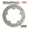 NG BRAKES Fixed Brake Disc - 1044